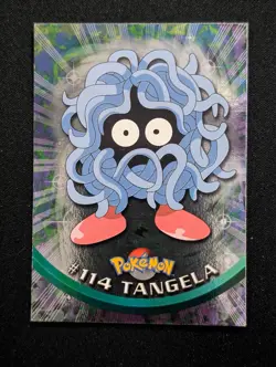 2000 Topps Pokemon TV Animation Blue Label #114 Tangela Holo - Image 1
