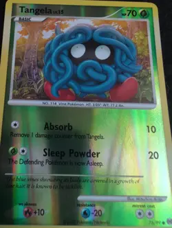 Tangela 76/99 Common Arceus Pokemon Reverse Holo - Image 5