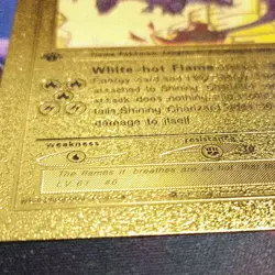 Shining Charizard 107/105 Gold metal Card Pokemon Card 1st Edition - Image 2