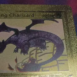 Shining Charizard 107/105 Gold metal Card Pokemon Card 1st Edition - Image 5