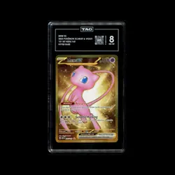 2023 POKEMON SCARLET & VIOLET 151 #205/165 MEW EX HYPER RARE TAG 8 NM MT - Image 1