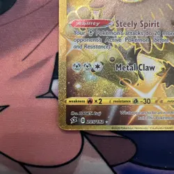 Pokemon TCG Galarian Perrserker 205/192 Gold Secret Rare, 2020 Rebel Clash - Image 4
