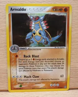 Pokemon TCG Armaldo 3/108 Power Keepers Holo Rare MP - Image 1