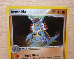 Pokemon TCG Armaldo 3/108 Power Keepers Holo Rare MP - Image 2
