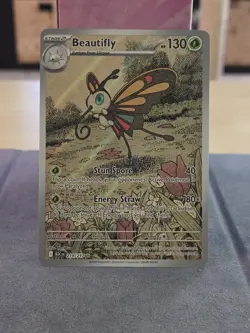 Beautifly 219/217 Illustration Rare Ascended Heroes Pokemon Holo Near Mint - Image 1