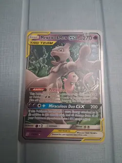 Pokemon Mewtwo & Mew GX 71/236 2019 World Championship NM Fast Ship - Image 1