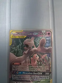 Pokemon Mewtwo & Mew GX 71/236 2019 World Championship NM Fast Ship - Image 3