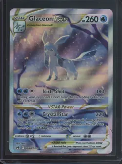 Pokemon TCG Glaceon Vstar GG40/GG70 Crown Zenith Galarian Gallery Ultra NM - Image 1
