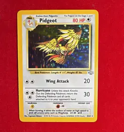 Pidgeot 8/64 Jungle 80 HP Holo Rare ENG 1999 Stage 2 WOTC Pokemon TCG - Image 1