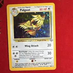 Pidgeot 8/64 Jungle 80 HP Holo Rare ENG 1999 Stage 2 WOTC Pokemon TCG - Image 3