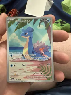 Pokemon TCG Misty's Lapras 194/182 SV10 Destined Rivals Illustration Rare Holo - Image 2