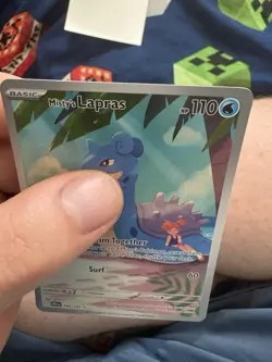 Pokemon TCG Misty's Lapras 194/182 SV10 Destined Rivals Illustration Rare Holo - Image 4