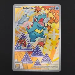 Pokemon TCG Card Totodile MEP 048 First Partner Series 2 Promo - NM - Image 1