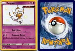 Poipole SV19/SV94 Shiny Rare Hidden Fates Shiny Vault Pokemon Holo Near Mint - Image 1