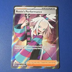 Roxie's Performance 112/086 Ultra Rare Chaos Rising Pokemon Holo Near Mint - Image 1