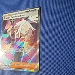 Roxie's Performance 112/086 Ultra Rare Chaos Rising Pokemon Holo Near Mint - Image 2