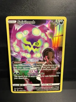 Pokemon Spiritomb TCG Trainer Gallery Holo Card TG09/TG30 Swsh11 Lost Origin NM - Image 1
