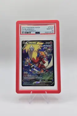 Pokemon SWSH Blaziken V #TG14 Silver Tempest Trainer Gallery PSA 10 - Image 1