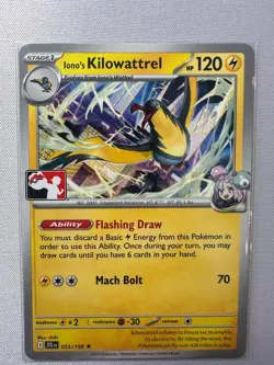 Iono's Kilowattrel 055/159 Journey Together Prize Pack Non-Holo Pokemon TCG NM - Image 1