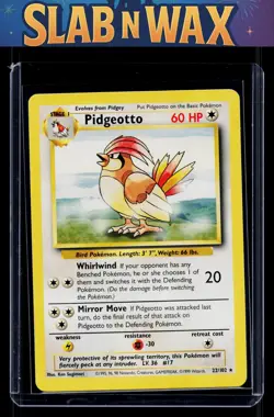 Pokemon tcg Base Set Pidgeotto #022/102 Rare - Image 1