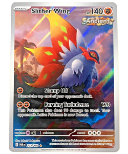 Pokemon Paradox Rift - Slither Wing - Illustration Rare NM+/MINT - 203/182 - Image 1