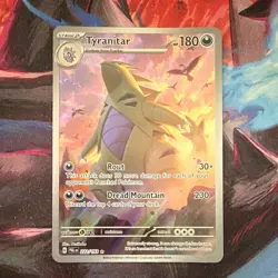 Tyranitar 222/193 Illustration Rare Full Art Holo Sv02 Paldea Evolved EN 2023 - Image 1