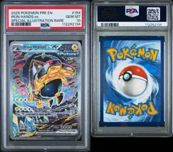 IRON HANDS EX 2025 POKEMON PRE SPECIAL ILLUSTRATION RARE #154 SIR PSA 10 - Image 3