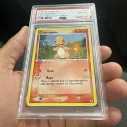 2004 POKEMON EX FIRE RED & LEAF GREEN #113 CHARMANDER-HOLO PSA 8 - Image 3