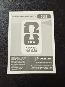 2026 Panini FIFA World Cup Stickers (United Edition) #SUI 2 Gregor Kobel - Image 2