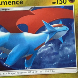 Pokemon TCG Celestial Storm Cosmos Holographic Salamence 106/168 w Swirl LP - Image 2
