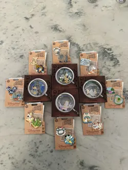 Disney Parks 2026 Daring Detectives Complete WDW 20 Pin Limited Edition Set - Image 1