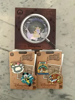 Disney Parks 2026 Daring Detectives Complete WDW 20 Pin Limited Edition Set - Image 3