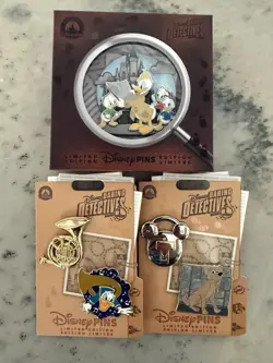 Disney Parks 2026 Daring Detectives Complete WDW 20 Pin Limited Edition Set - Image 4