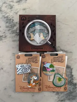 Disney Parks 2026 Daring Detectives Complete WDW 20 Pin Limited Edition Set - Image 5