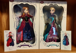 Disney Limited Edition Winter Gear Anna & Coronation Elsa 17 Doll LE NIB w/ Card - Image 3