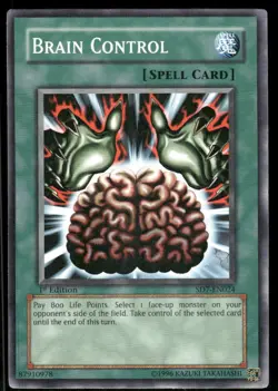 Brain Control SD7-EN024 Structure Deck: Invincible Fortress Yu-Gi-Oh 1st Ed NM - Image 1