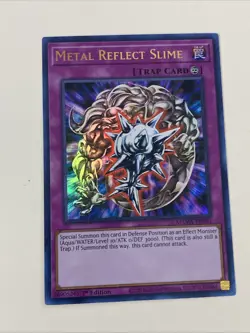 Yugioh - Metal Reflect Slime x 3 - 1st Edition Ultra Rare NM - Free Holo Card A - Image 4
