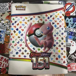 Pokemon Scarlet Violet Mew 151 Binder Collection Binder Only - Image 1
