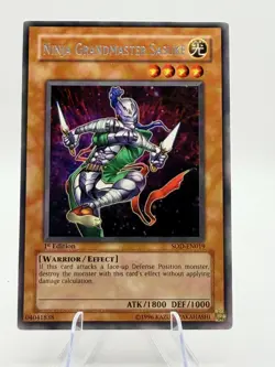 Yu-Gi-Oh! TCG Konami Ninja Grandmaster Sasuke SOD-EN019 1st Ed Ult Foil - Image 1