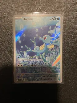 Pokemon Horsea Illustration Rare Shrouded Fable Near Mint Condition - Image 1