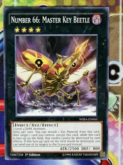 Yugioh Number 66: Master Key Beetle WIRA-EN045 Single - Image 1