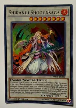 Yugioh Shiranui Shogunsaga MP16-EN212 Ultra Rare 1st Ed LP - Image 1