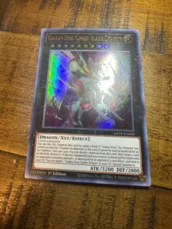 Galaxy-Eyes Cipher Blade Dragon GFTP-EN059 1st Edition Ultra Rare PL + BONUS - Image 1