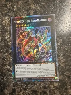 Yugioh Number C104: Umbral Horror Masquerade - RA05 - Platinum Secret Rare - NM - Image 1