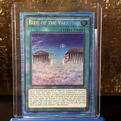 Ride Of The Valkyries Secret Rare 1st Ed SHVA-EN006 NM Yu-Gi-Oh - Image 1