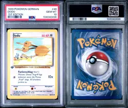 1999 Pokemon Base Set Dodu PSA 10 1.Edition Gem Mint #48 Deutsch - Image 1