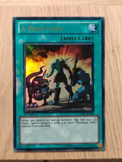 GENF-EN098 | A Hero Lives | Ultra Rare (1st Edition) YuGiOh - Image 1