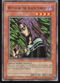 Yu-Gi-Oh TCG Metal Raiders #MRD-116 Witch of the Black Forest Rare NM - Image 1