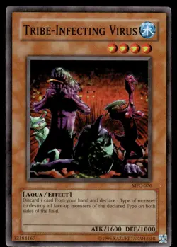 Yu-Gi-Oh TCG Magician's Force #MFC-076 Tribe-Infecting Virus Super Rare - Image 1