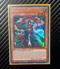 YuGiOh Radiant Typhoon Swen - DOOD-EN014 - Ultra Rare - 1st Ed - NM - Image 1
